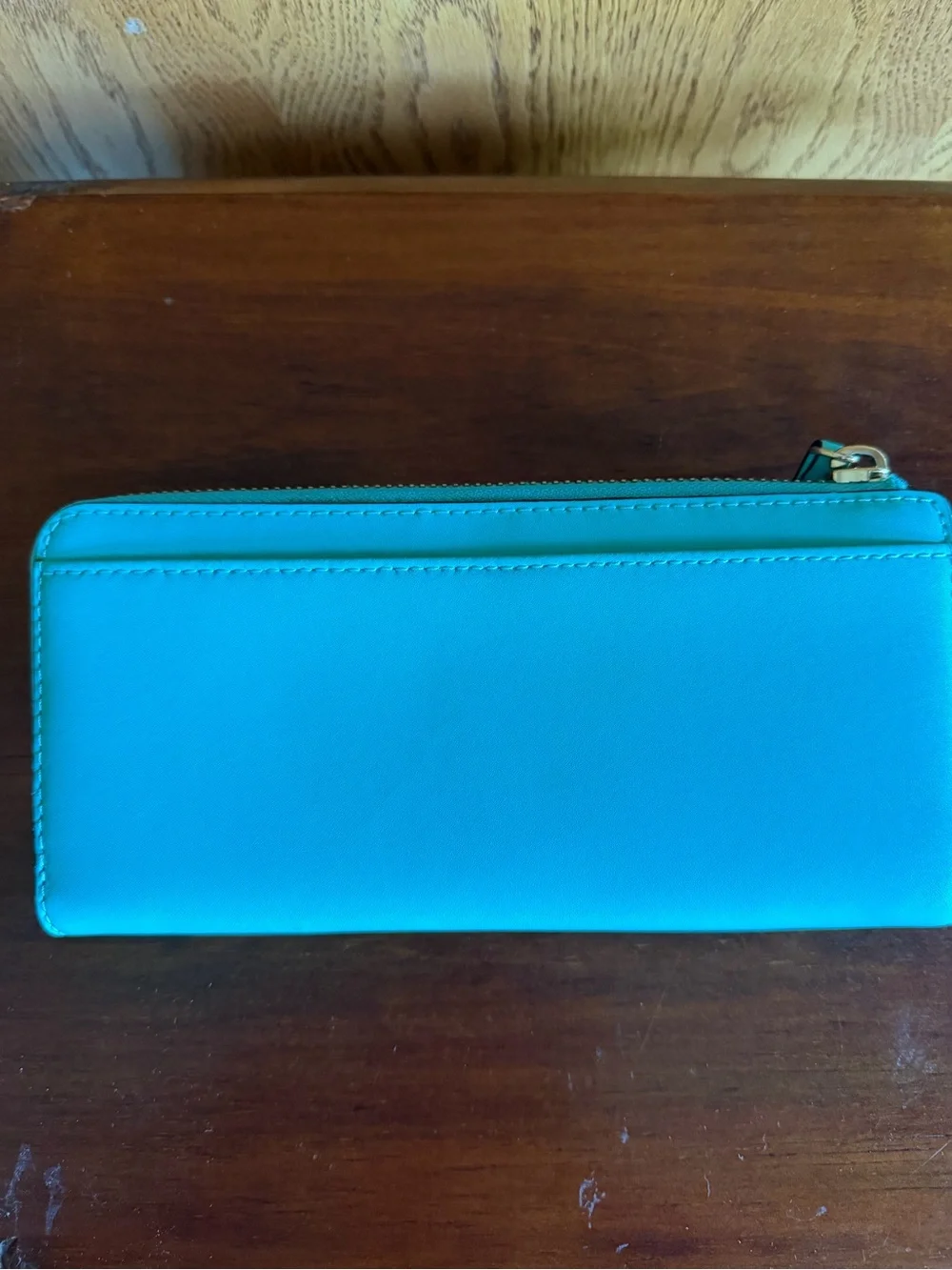 EUC, kate spade turquoise bow satchel with matching wallet